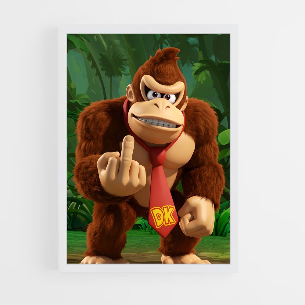 Poster Donkey Kong Adventure – affiche Mario (vue 3)